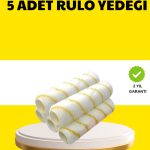 5’li İnce İşçilik Boya Rulo Seti Pürüzsüz ve Eşit Kaplama - Vipsepet