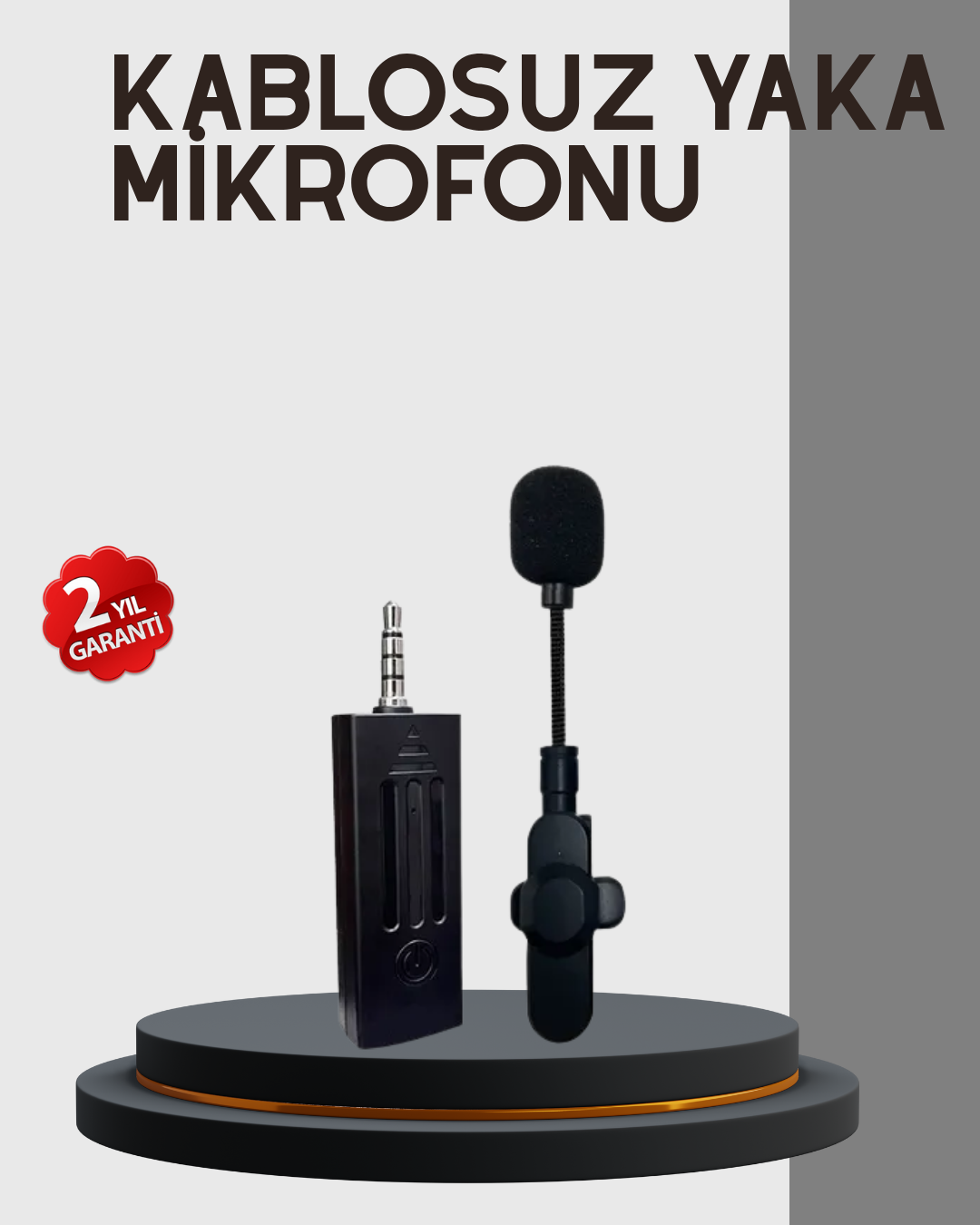 5-71 20 Metre Menzilli Kablosuz Yaka Mikrofonu Gürültü Engelleyici - vipsepet - Görsel 1