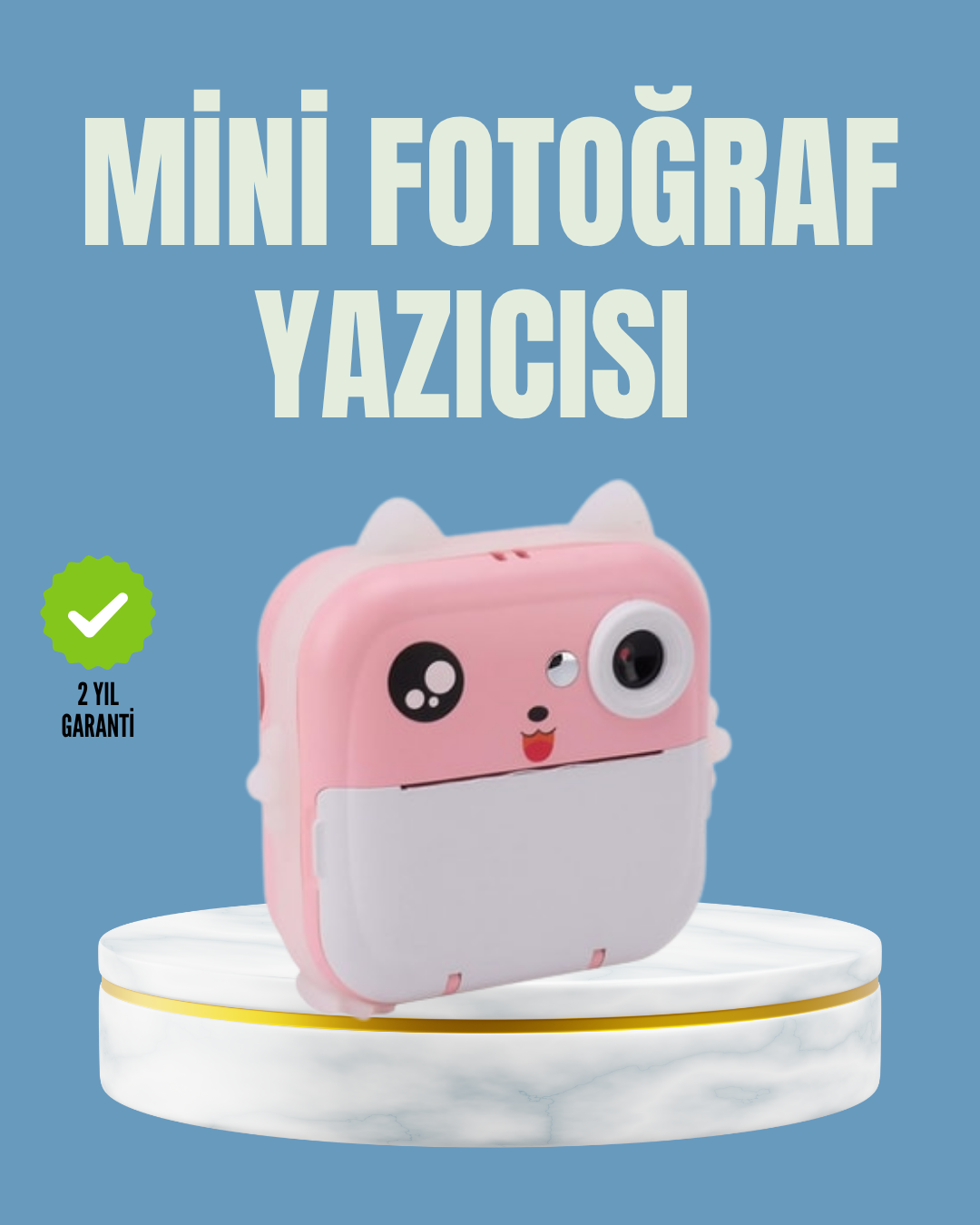 5-71 Anında Baskı ve Yüksek Çözünürlüklü Çift Lensli Fotoğraf Makinesi - Vipsepet - Görsel 1