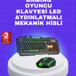 Gaming Klavye Mouse – Çatışmasız Tuş, Hızlı Tepki Süresi - Vipsepet
