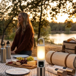 Outdoor Kamp Feneri USB Şarjlı Yüksek Parlaklık Güç Ekranlı LED Aydınlatma - Vipsepet