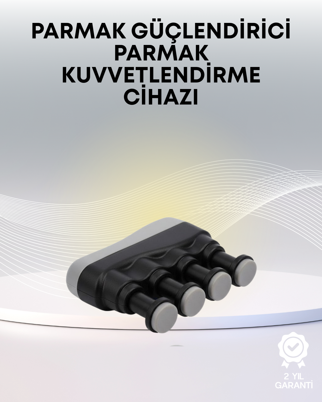 5-82 Ergonomik Parmak Egzersiz Aleti El ve Bilek Güçlendirici - Vipsepet - Görsel 1