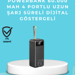 Seyahat ve Kamp İçin Portatif Güç Kaynağı Powerbank - vipsepet