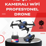 2.4G 4CH Katlanabilir Drone 100 Metre Uçuş Mesafeli - Vipsepet