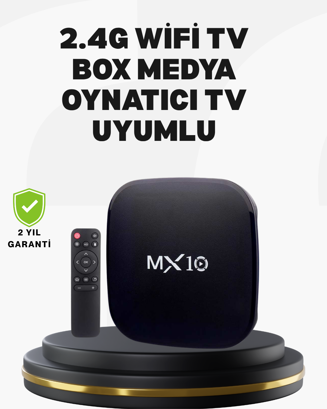 5-87 Android Tabanlı Akıllı Medya Oynatıcı – 4 Çekirdekli İşlemci, Ekran Yansıtmalı - Vipsepet - Görsel 1