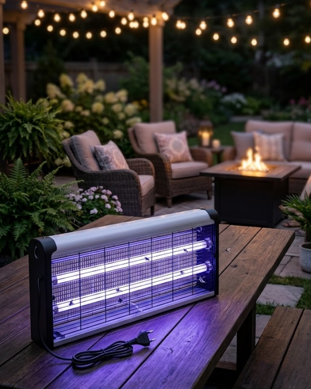 5-96 Ev Balkon Mutfak İçin Elektrikli Sinek Savar 10W UV Işıklı Lamba - Vipsepet - Görsel 1