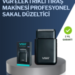 5 W Güçlü USB Şarjlı Sakal Şekillendirici – İki Başlıklı, Su Geçirmez Tasarım - vipsepet
