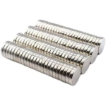 50 Adet 10x2mm Yuvarlak Neodyum Mıknatıs Güçlü Magnet Nikel Kaplamalı ( Vipsepet )