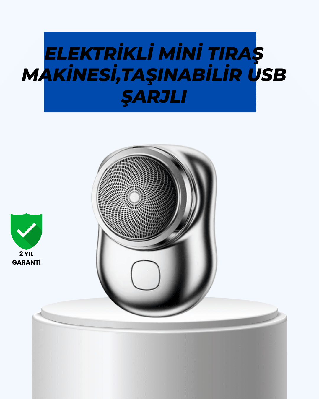 6-1 Mikro titreşim motorlu, düşük sesli, USB girişli tıraş makinesi - vipsepet - Görsel 1