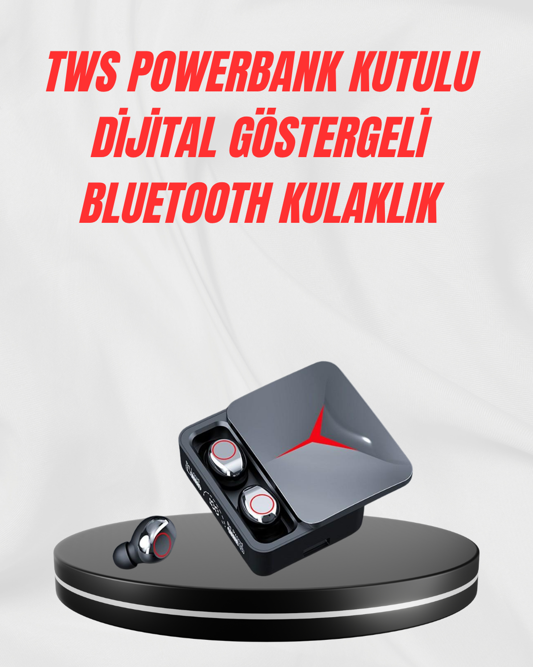 6-10 Şarj Kutulu Bluetooth 5.3 Kulaklık – Hızlı Eşleşme ve Net Görüşme Kalitesi - vipsepet - Görsel 1