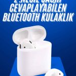 2025 Model Çağrı Cevaplayabilen Bluetooth Kulaklık Beyaz Dokunmatik Kontrol - vipsepet