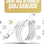 IOS Tüm Serilerle Uyumlu 30W Hızlı Şarj Aleti 11 12 13 14/Pro Max Mini Plus - Vipsepet