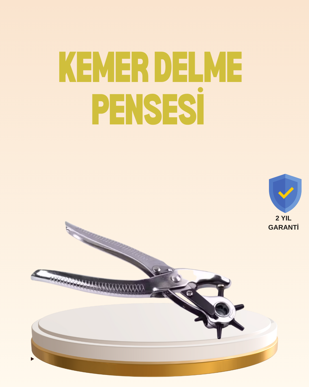6-11 Profesyonel Deri Delme Pensesi Döner Başlıklı Kemer Delici 6 Fonksiyonlu - Vipsepet - Görsel 1