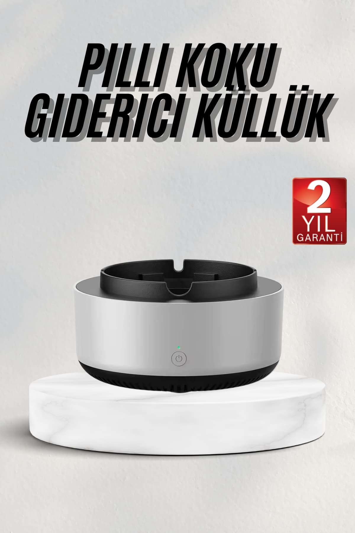 6-113 Akıllı Kokusuz Küllük Dumanı İçine Çeken Kül Tablası Hava Temizleyici - Vipsepet - Görsel 1