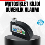 Alarm Disk Fren Kilidi Paslanmaz Çelik Motosiklet Scooter Bisiklet - Lisinya