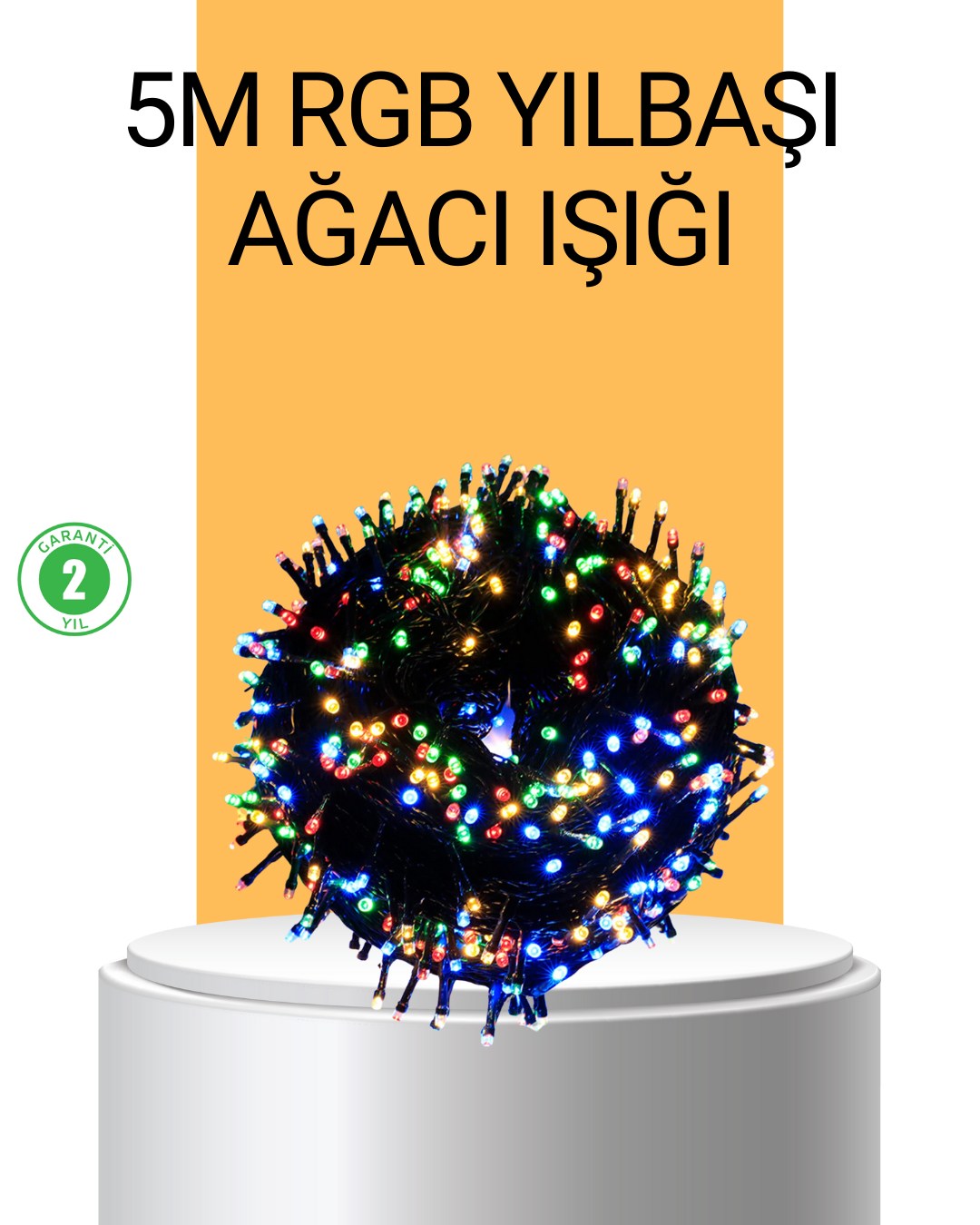 6-119 Dekoratif LED Çelenk Işık 8 Farklı Aydınlatma Modu - Vipsepet - Görsel 1