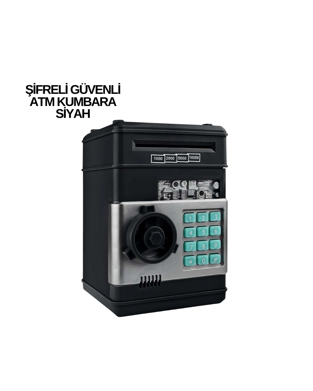 6-124 SAM53 NUMBER BANK SİYAH - Vipsepet - Görsel 1
