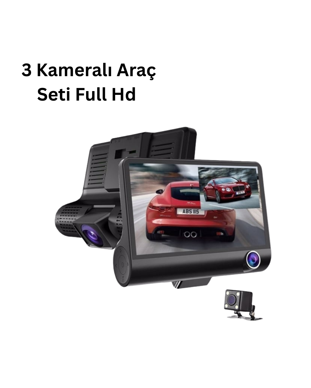 6-128 3 Kameralı Araç DVR - Vipsepet - Görsel 1