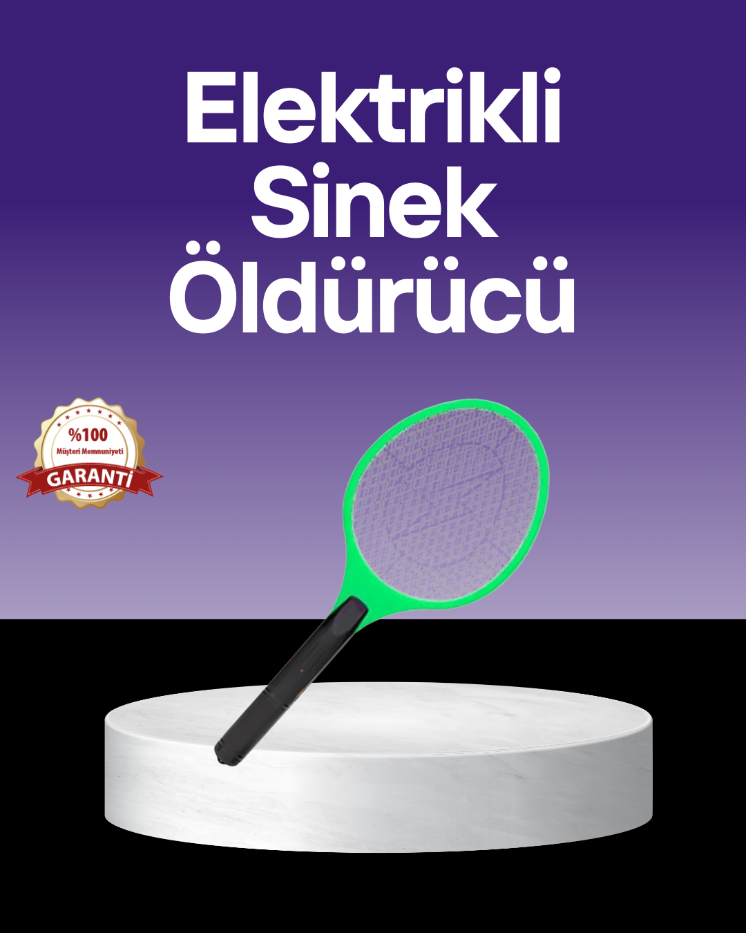 6-145 Çocuk ve Evcil Hayvan Dostu Elektrikli Sinek Raketi | Güvenli Kullanım - Vipsepet - Görsel 1