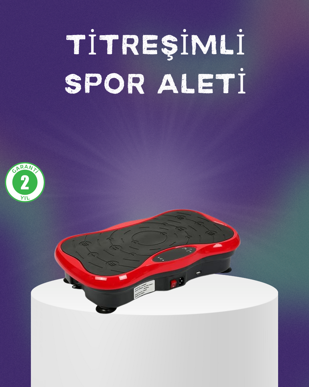 6-149 Evde Fitness İçin Titreşimli Plate Spor Platformu - Vipsepet - Görsel 1