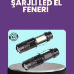Suya Dayanıklı 4 Modlu Mini LED El Feneri - Vipsepet