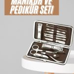 Tırnak Bakım Seti Tırnak Düzeltme Batık 12 Parça Çanta Tipi Manikür Pedikür - Vipsepet