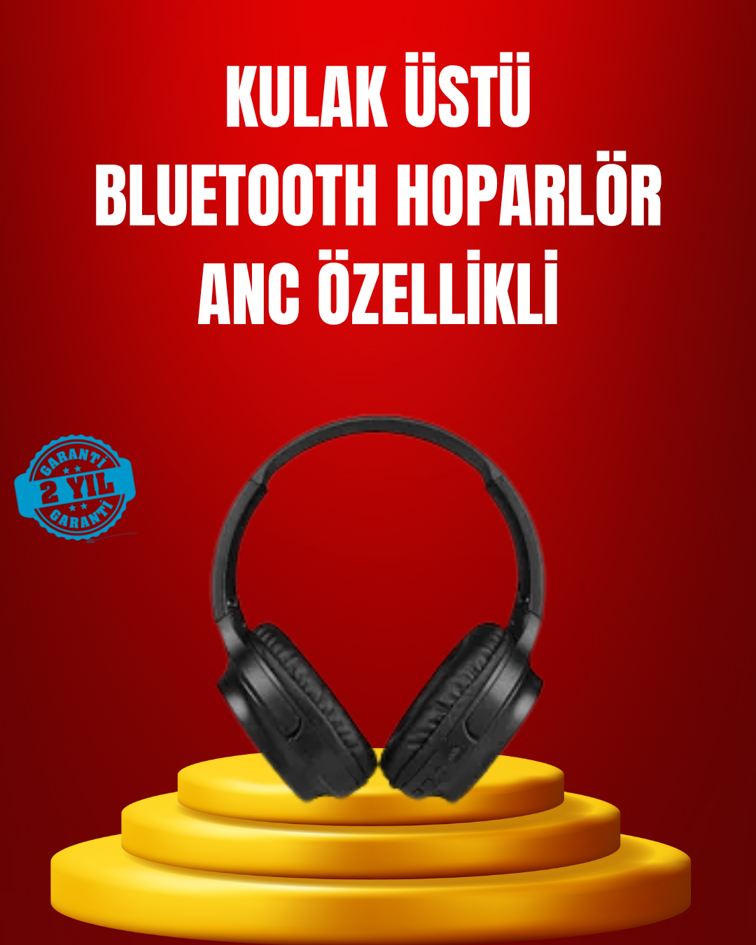 6-18 Geniş Frekans Aralıklı Bluetooth Kulak Üstü Kulaklık - Vipsepet - Görsel 1