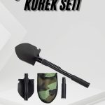 Katlanır Portatif Kazma Kürek Seti Portatif Çelik Taşıma Çantalı Pusulalı - Vipsepet