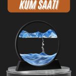Dekoratif Sulu Kum Saati Ofis Masa Üstü Ev Yuvarlak Kum Saati - Vipsepet