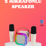 Bluetooth 5.0 Destekli Kablosuz Karaoke Hoparlör - Vipsepet