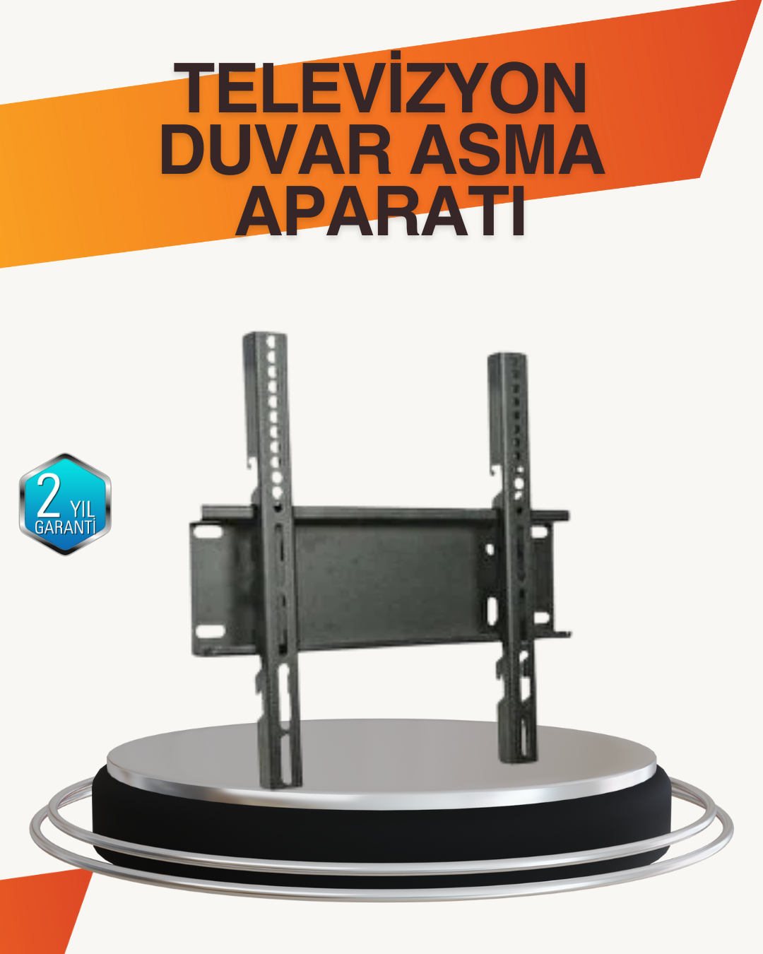6-19 Universal TV Askı Braketi 32-42 İnç Kolay Montaj Yüksek Taşıma Kapasitesi - Vipsepet - Görsel 1
