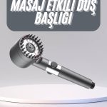 Yüksek Performanslı Masaj Etkili Su Tasarruflu Duş Başlığı Krom Kaplama Uzun Ömürlü - Vipsepet