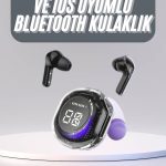 Kulak İçi Bluetooth Kulaklık ANC ENC Özellikli Şarj Göstergeli Kablosuz Kulaklık - vipsepet