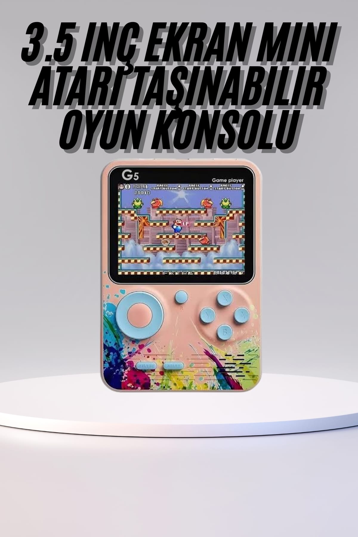 6-230 Game Box Mini 500 Adet Retro Oyun Taşınabilir Oyun Konsolu - Vipsepet - Görsel 1