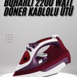 Seramik Tabanlı Kırmızı 2200 Watt Şok Buharlı Ütü - Vipsepet