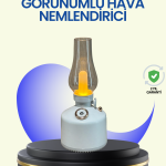 280 ml Tanklı Retro Gaz Lambası Difüzör USB Şarjlı Hava Nemlendirici - Vipsepet