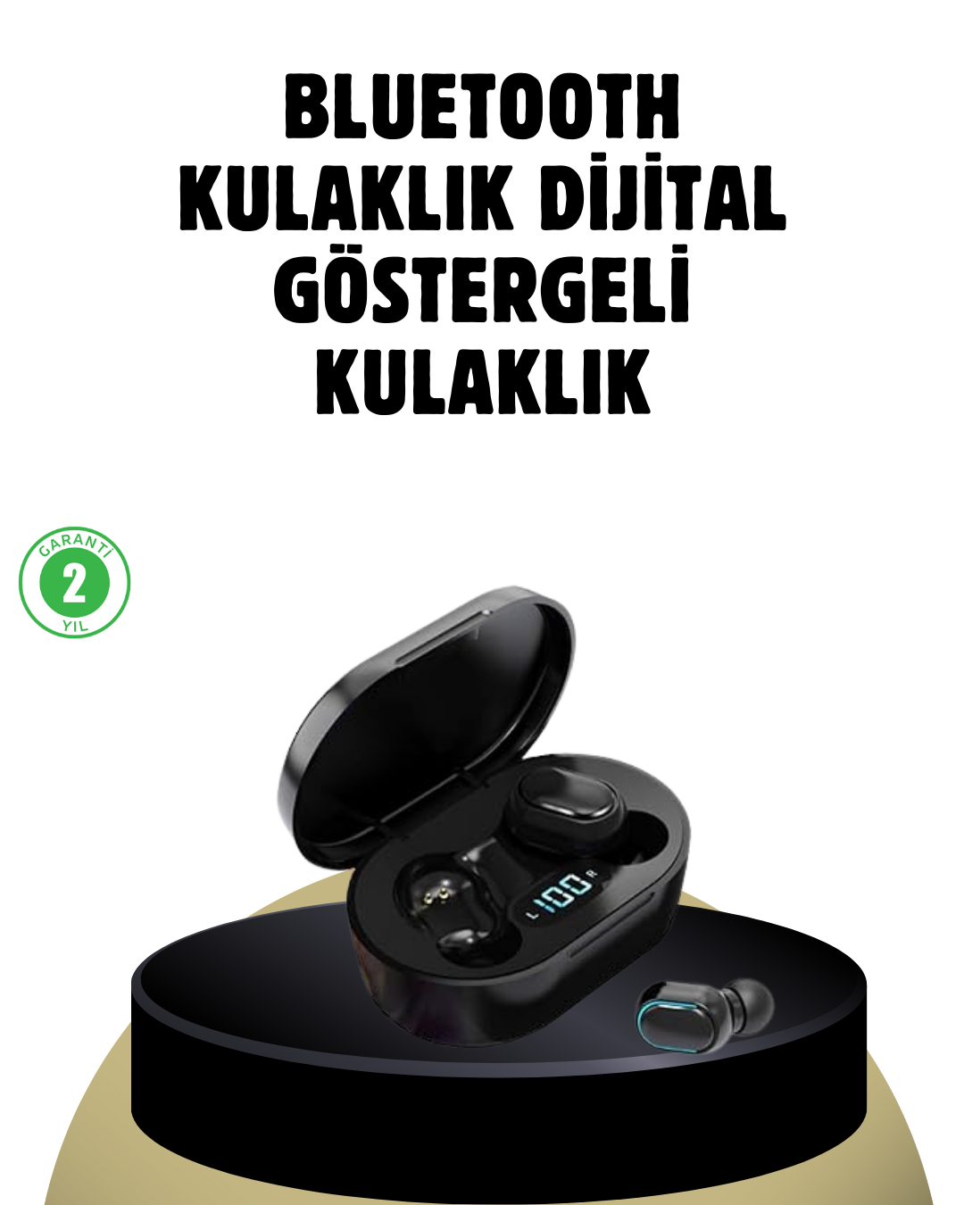 6-24 iOS ve Android Uyumlu Bluetooth 5.0 Kulaklık - vipsepet - Görsel 1