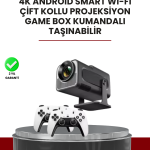 Taşınabilir Full HD Projektör - 1 GB RAM, 8 GB Hafıza - Vipsepet