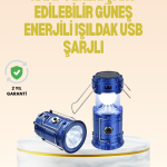 Katlanabilir USB Çıkışlı Kamp Feneri – Şarj Edilebilir, Dayanıklı ve Çok Fonksiyonlu - Vipsepet