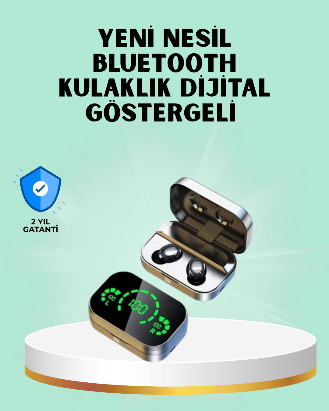 6-36 Metal Kasa Bluetooth Kulak İçi Kulaklık – Net Çağrı, Güçlü Bağlantı - vipsepet - Görsel 1