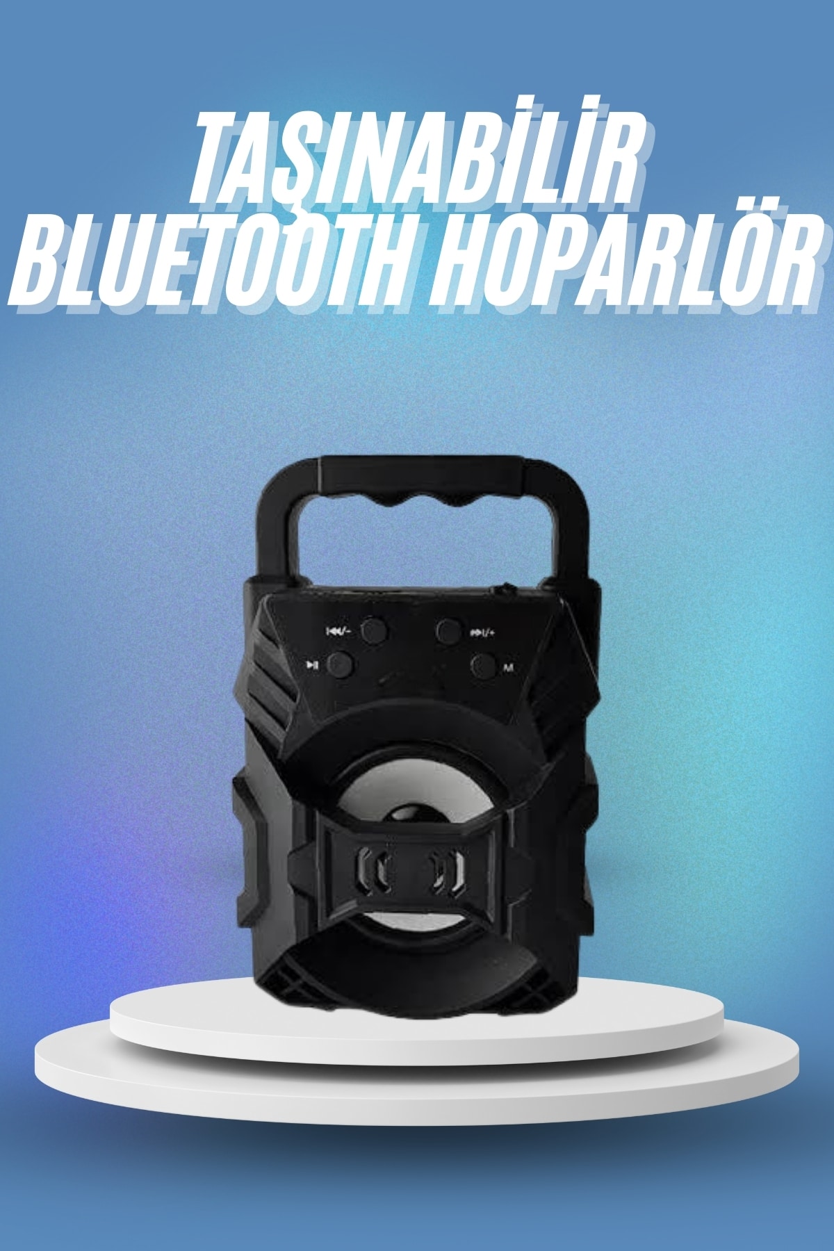 6-4 Bluetooth Hoparlör Android ve İOS Uyumlu Ses Bombası USB Girişli Taşınabilir - Vipsepet - Görsel 1