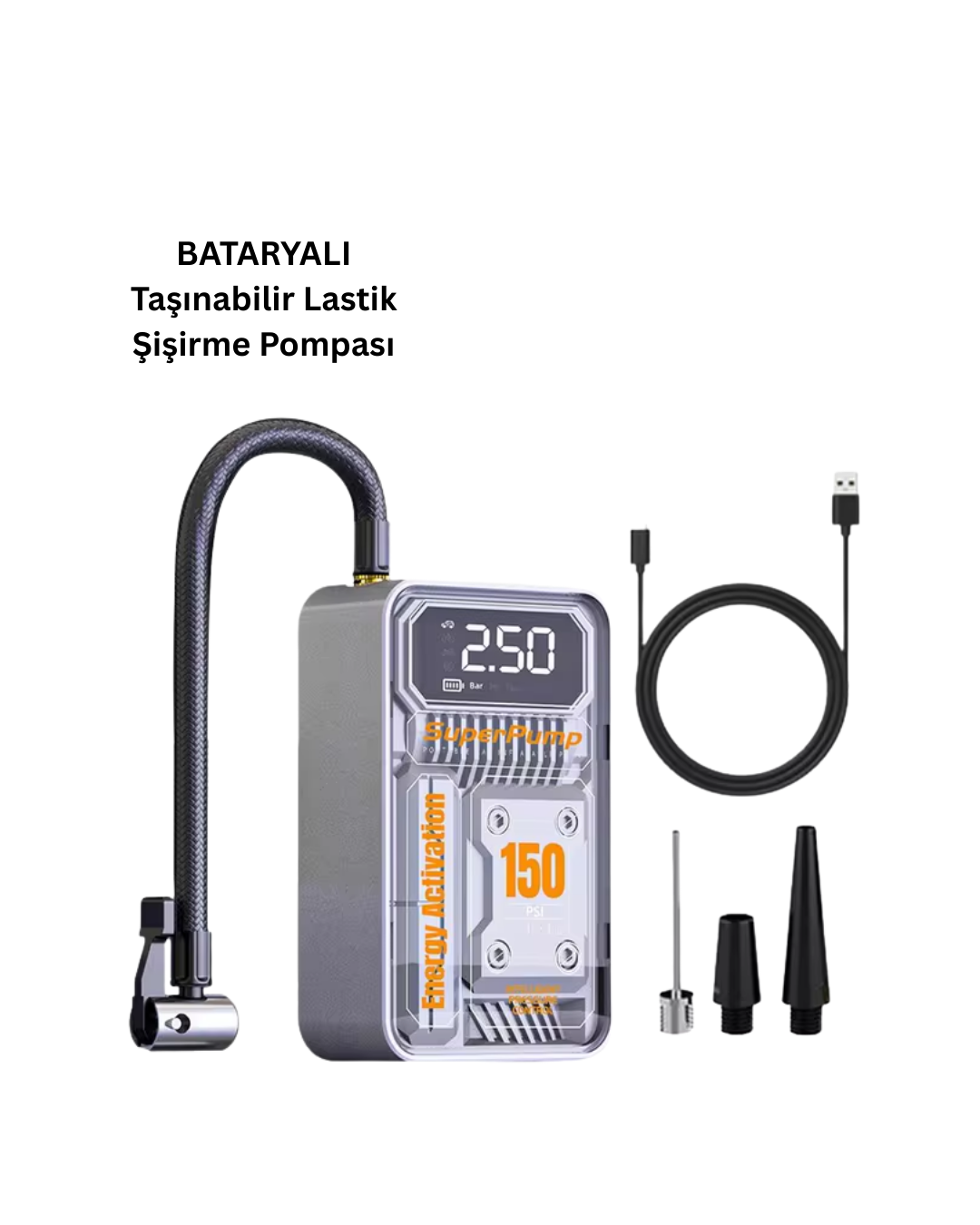 6-4 MC6619 Araç Lastik Pompası - Vipsepet - Görsel 1