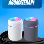 Humidifier LED Işıklı Mini Ortam Oda Kokusu Aromaterapi Buhardanlık - Vipsepet