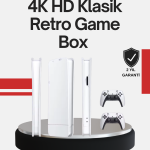 2 Kollu Kablosuz 4K TV Uyumlu Klasik Oyun Konsolu - Vipsepet