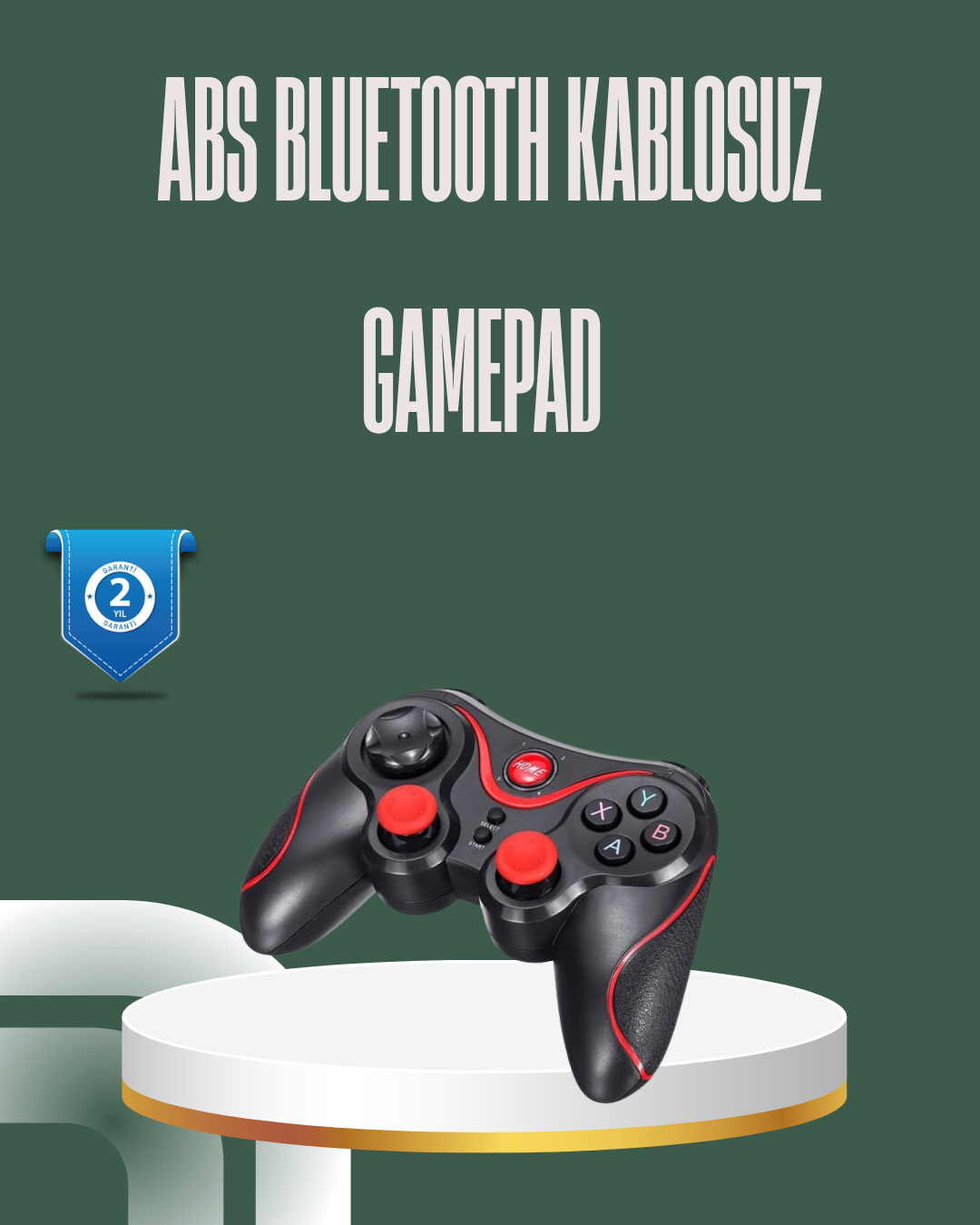 6-44 Profesyonel Oyuncu Kablosuz Gamepad Çoklu Cihaz Desteği - Vipsepet - Görsel 1