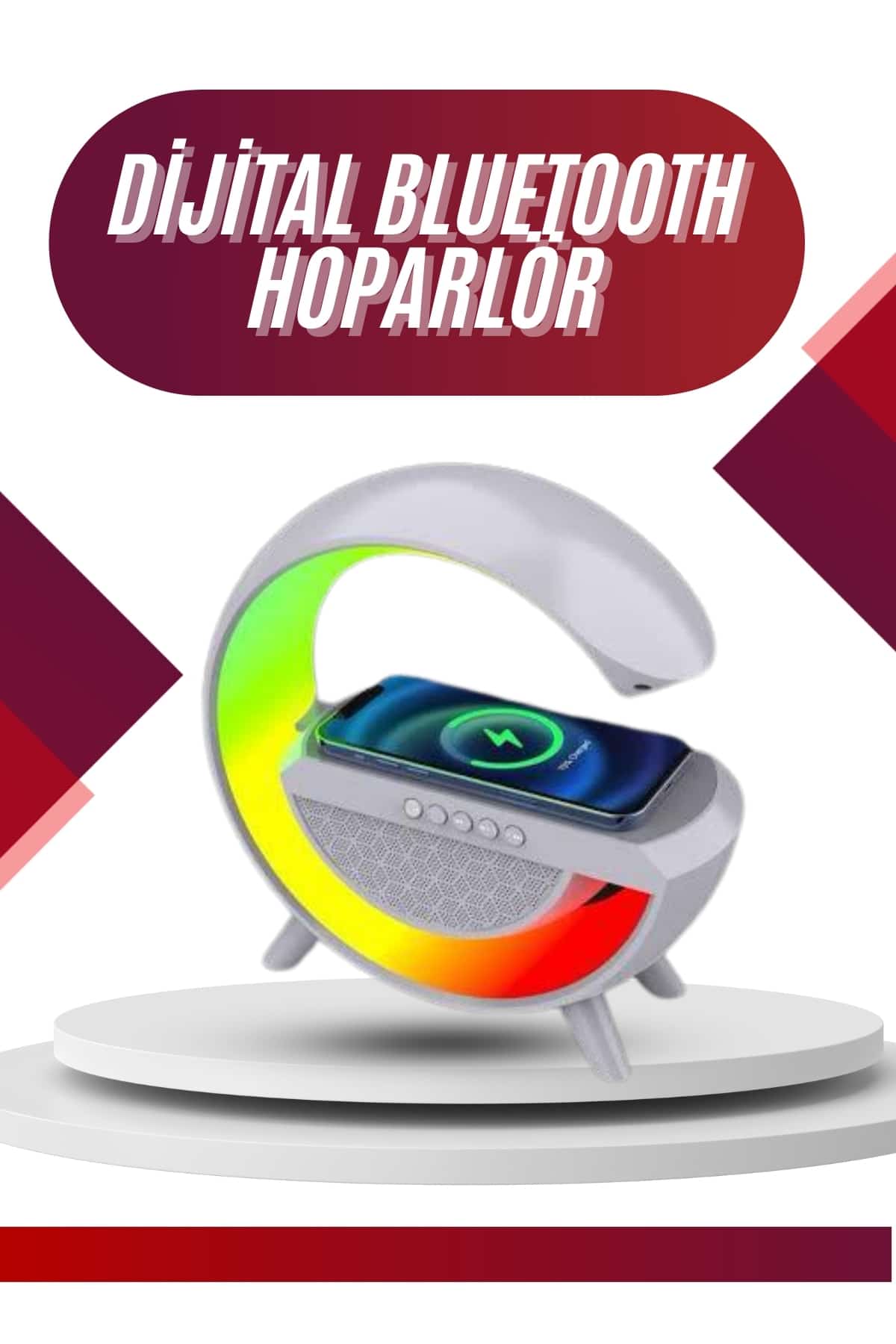 6-44 Bluetooth Hoparlör Speaker Telefon Şarj Edebilen Android ve İOS Uyumlu - Vipsepet - Görsel 1