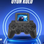 2.4 İnç Ekran 520 Oyunlu Retro Temalı Kablosuz Oyun Kolu El Atarisi - Vipsepet