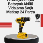 Ergonomik Tasarımlı 12V Matkap | 2 Vitesli, LED Aydınlatmalı ve Dayanıklı - Vipsepet