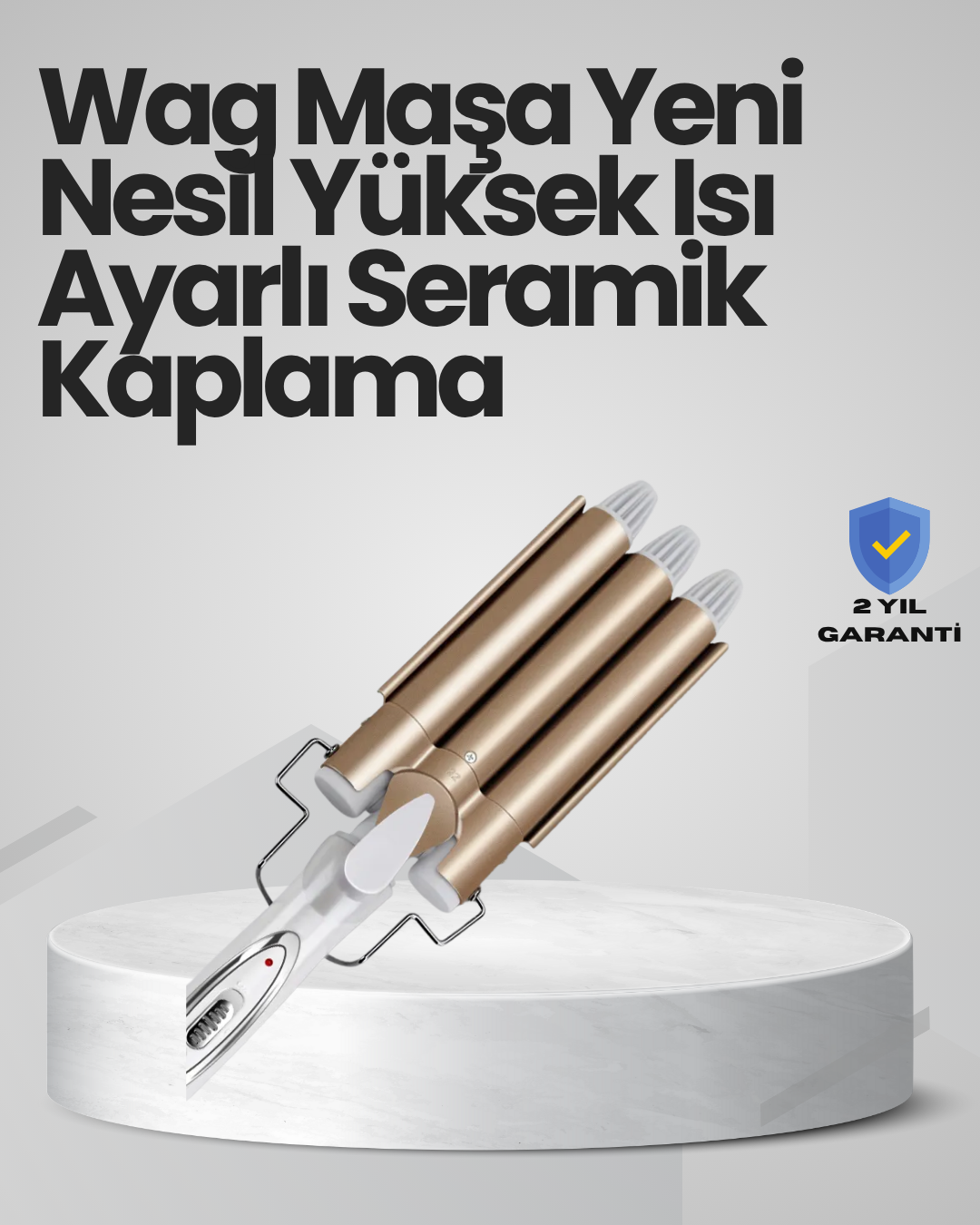 6-50 Bukle Saç Maşası – Kolay Kullanım, Sağlıklı Bukleler yüksek ısılı - Vipsepet - Görsel 1