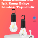 C Tipi Şarjlı Asılabilir Kamp Feneri - Vipsepet
